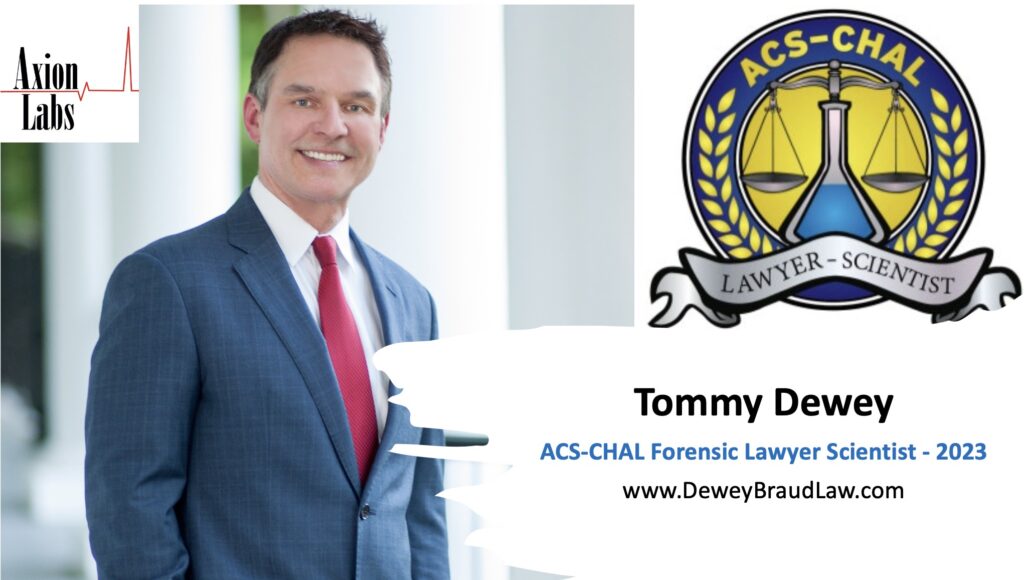 Attorney Tommy Dewey Earns Prestigious "Lawyer Scientist" Designation